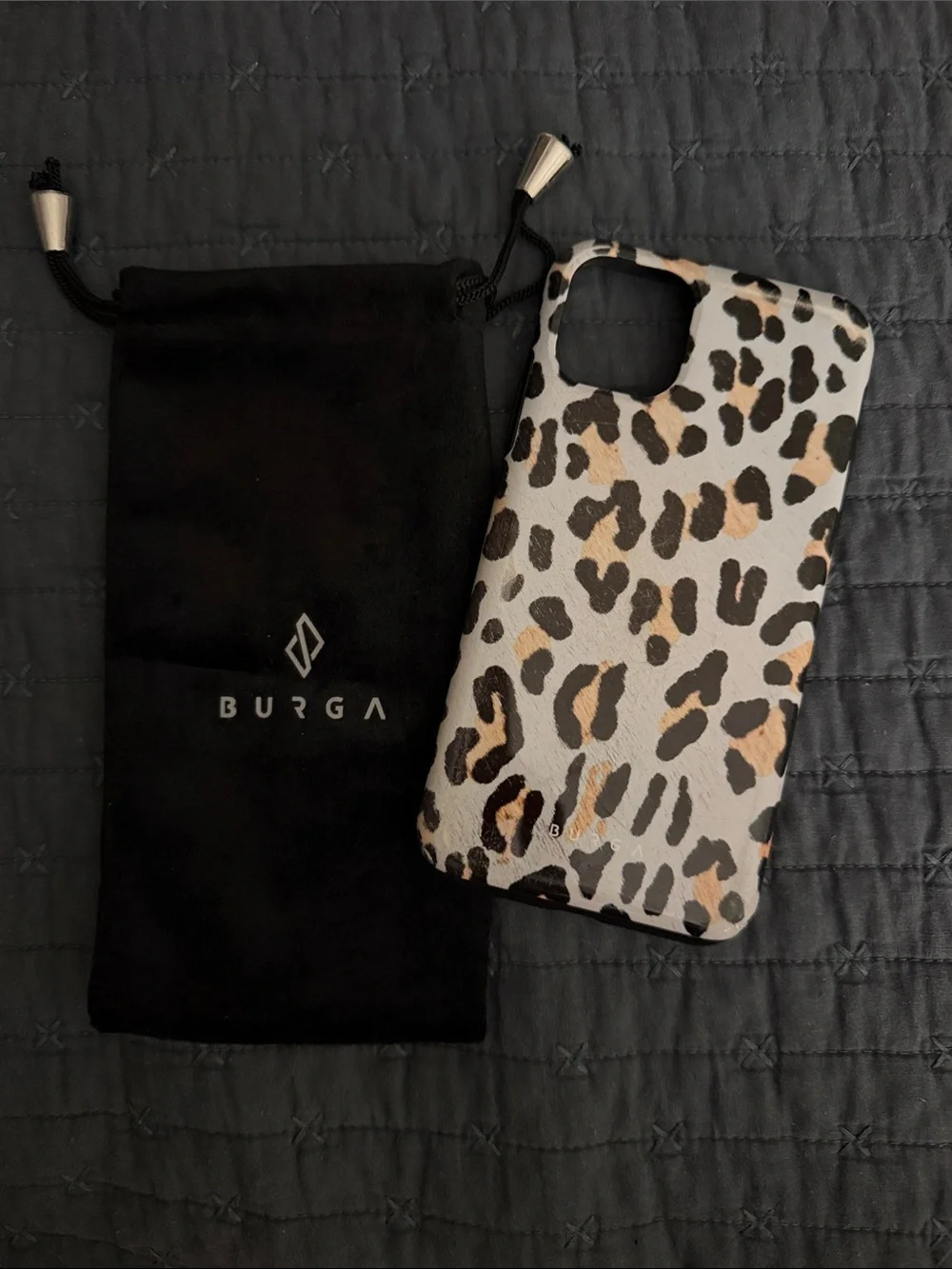 Burga IPhone 11 Pro Max Leopard Print Phone Case - Tan & Black